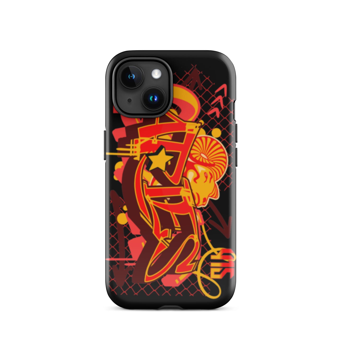 Aries Tough Case for iPhone® (Red-Yellow)