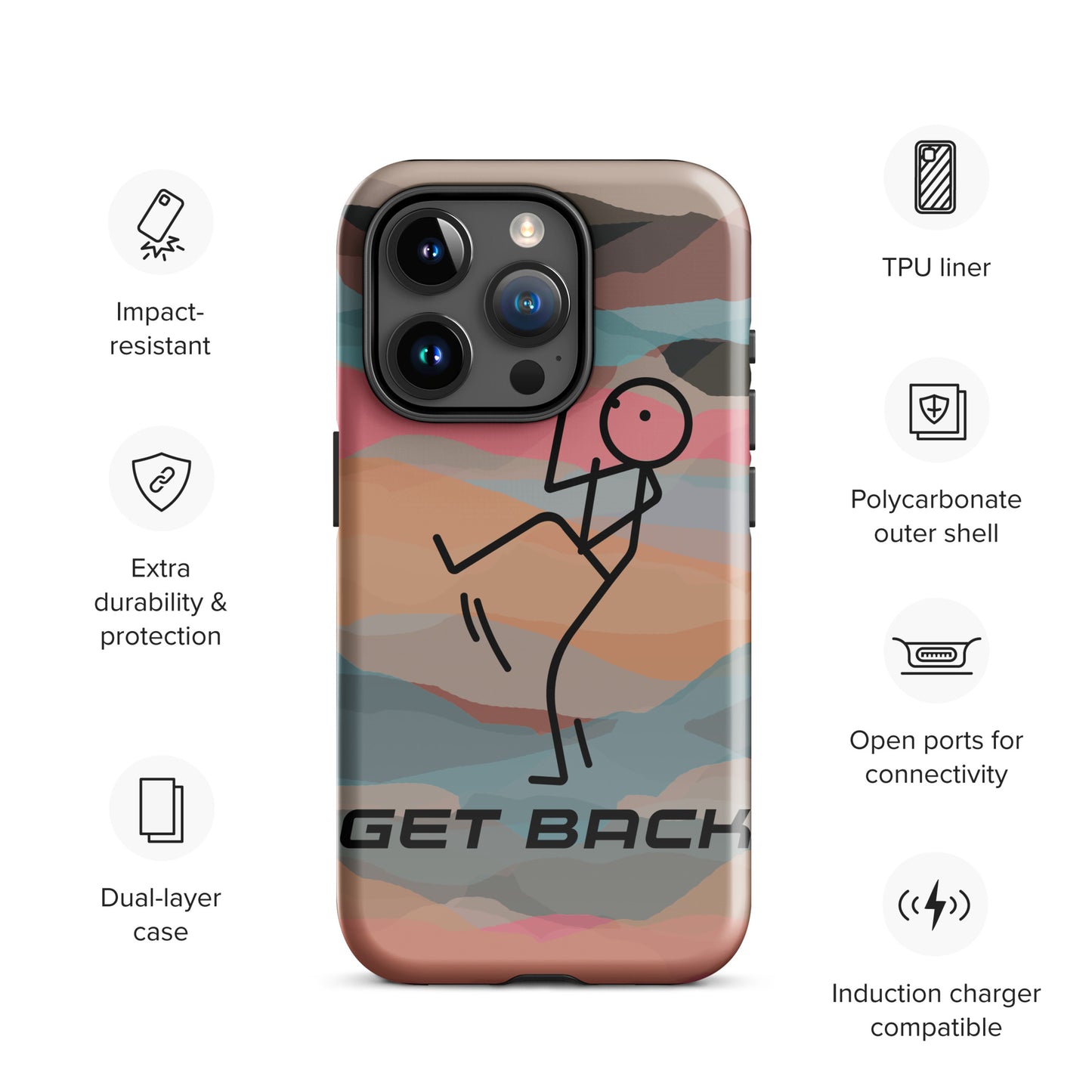 Get Back Camo Tough Case for iPhone®