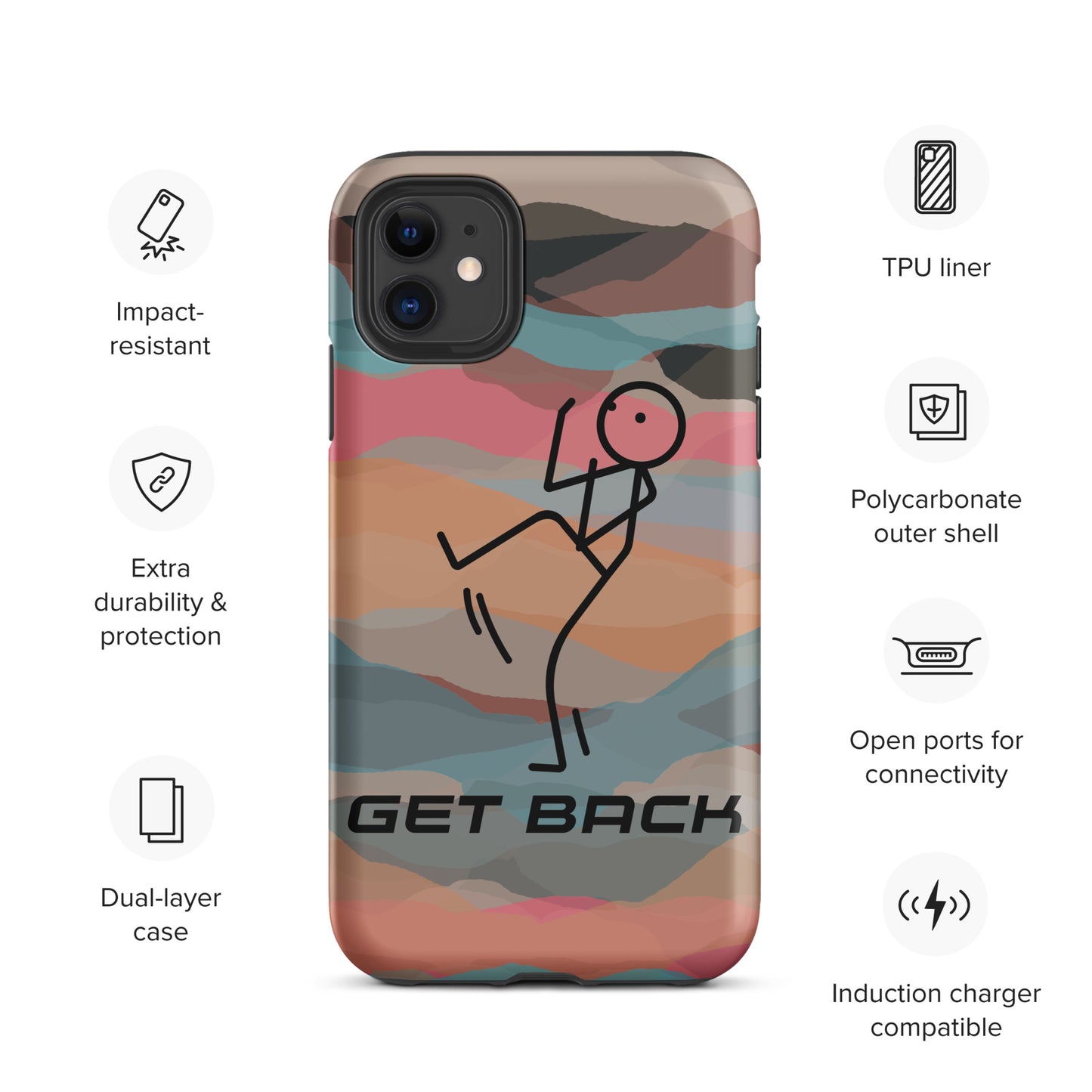 Get Back Camo Tough Case for iPhone®