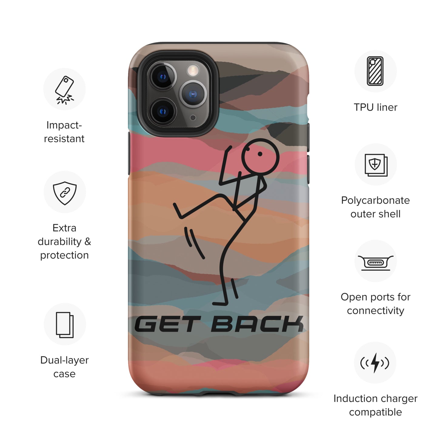 Get Back Camo Tough Case for iPhone®