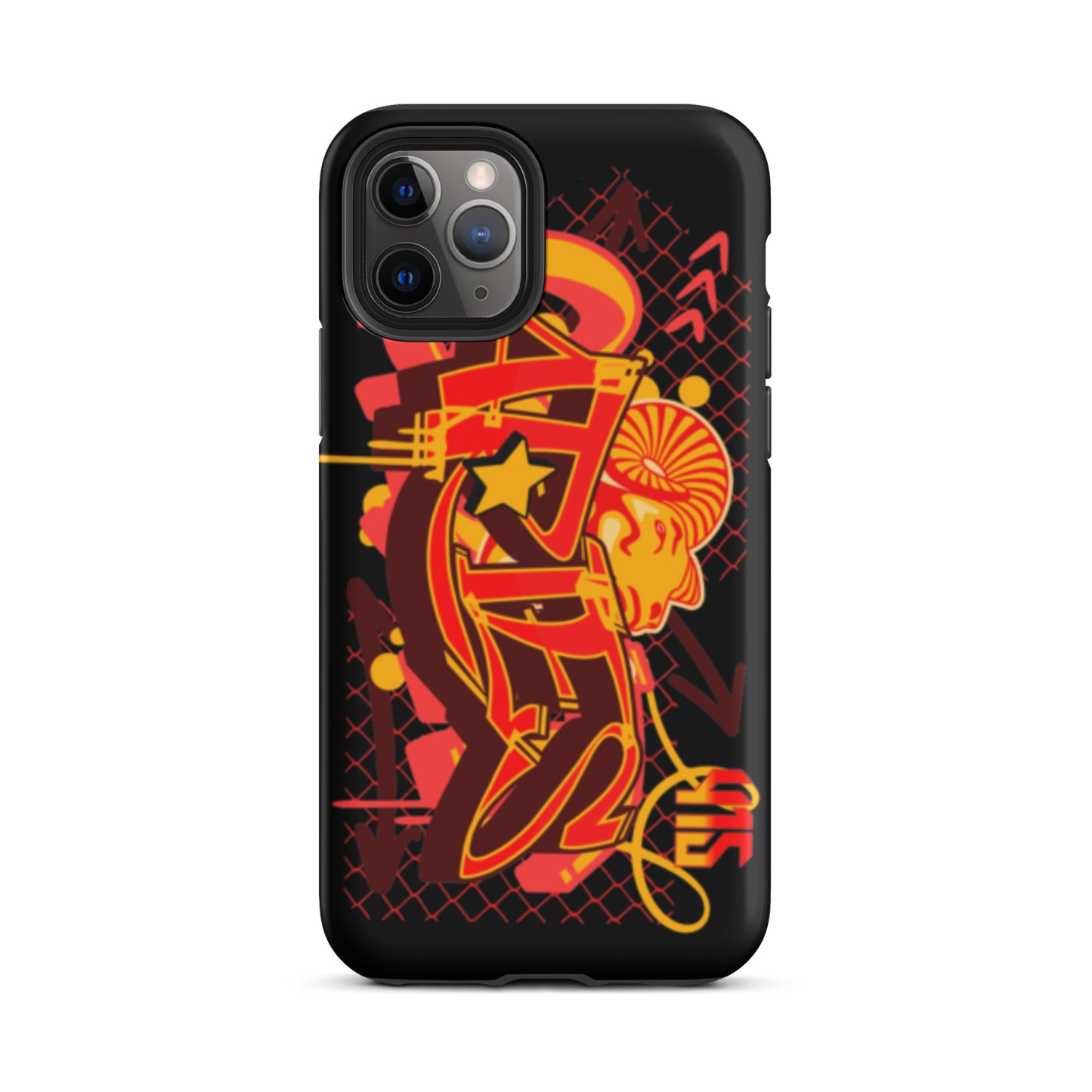 Aries Tough Case for iPhone® (Red-Yellow)