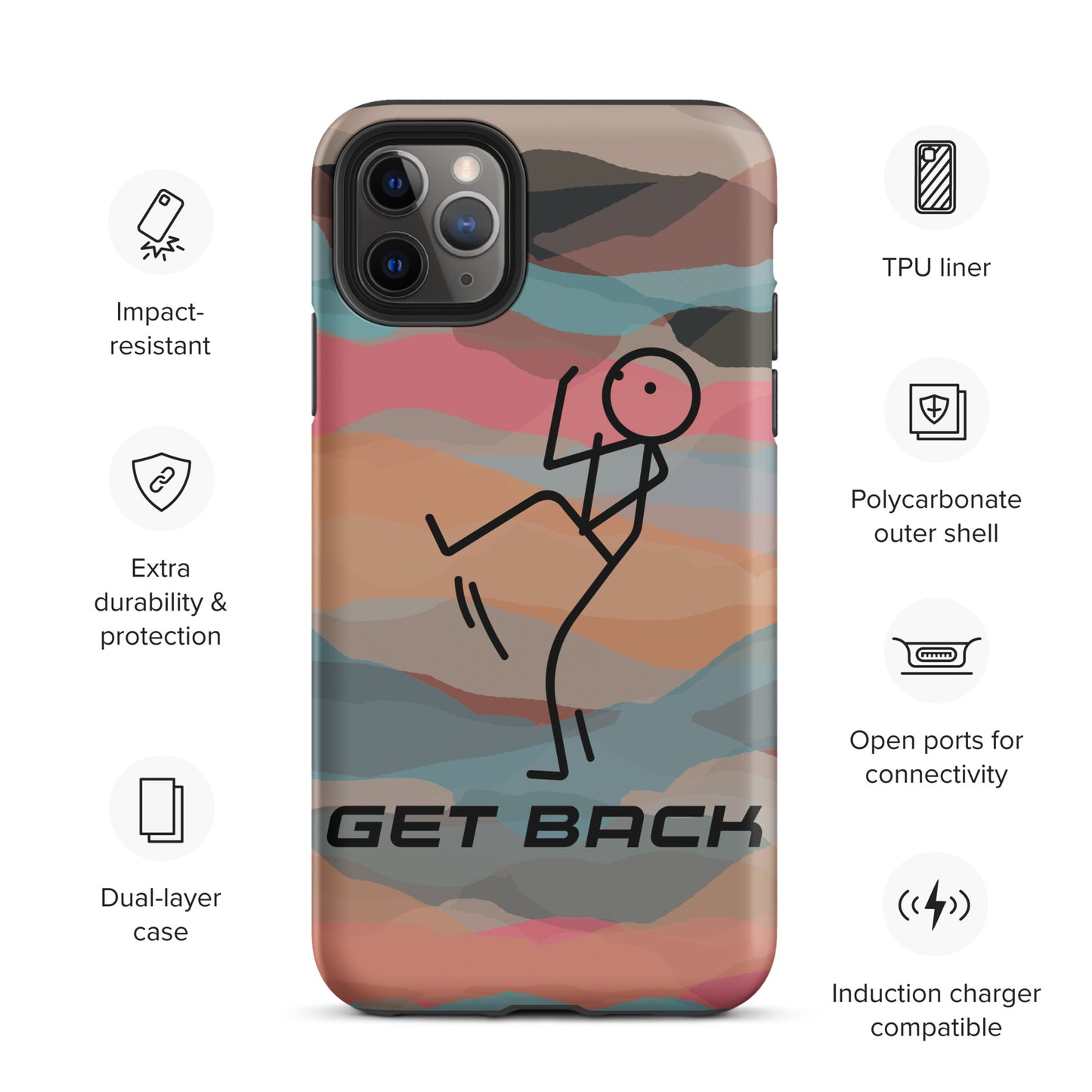 Get Back Camo Tough Case for iPhone®