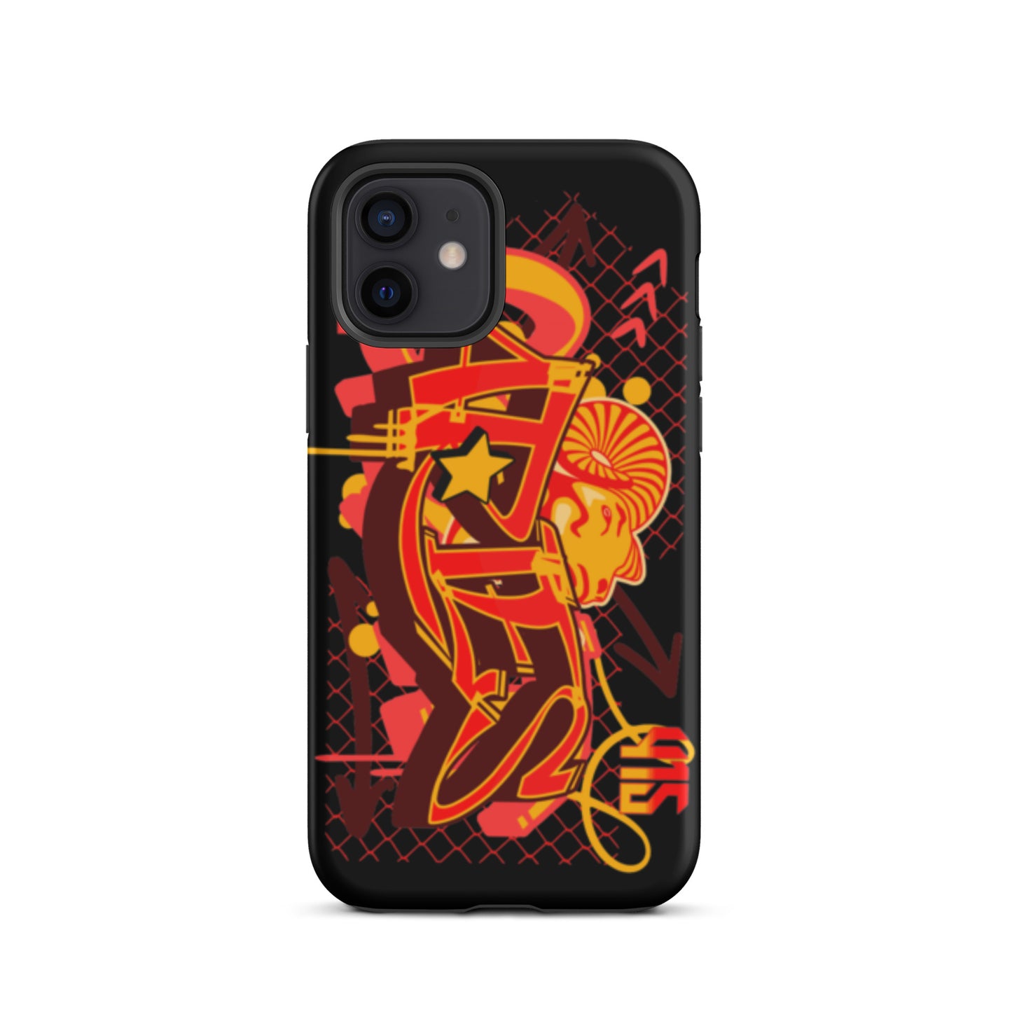 Aries Tough Case for iPhone® (Red-Yellow)