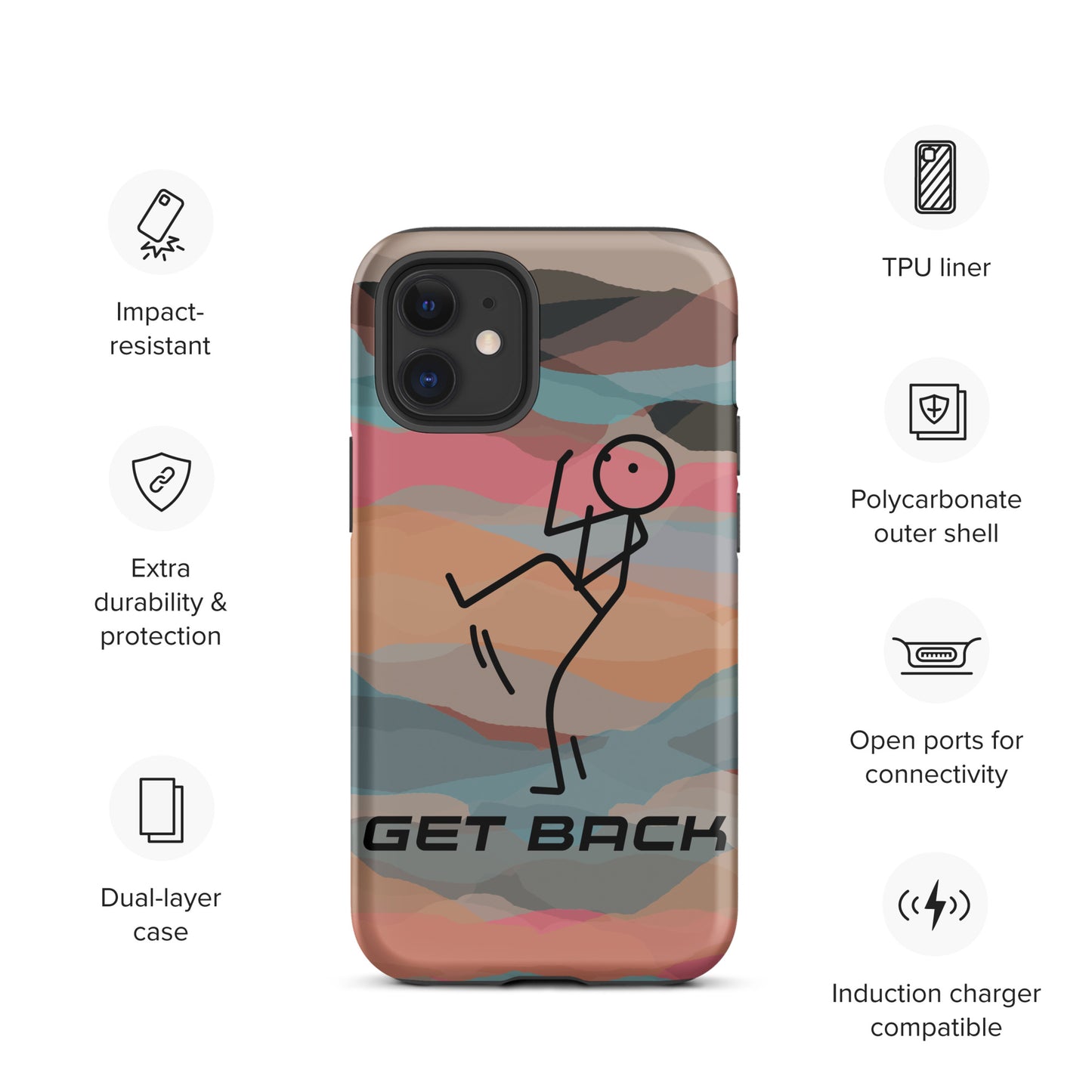 Get Back Camo Tough Case for iPhone®