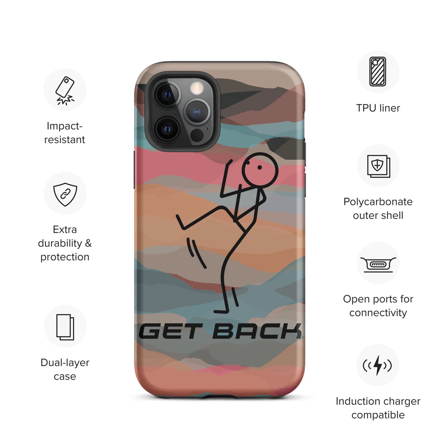 Get Back Camo Tough Case for iPhone®