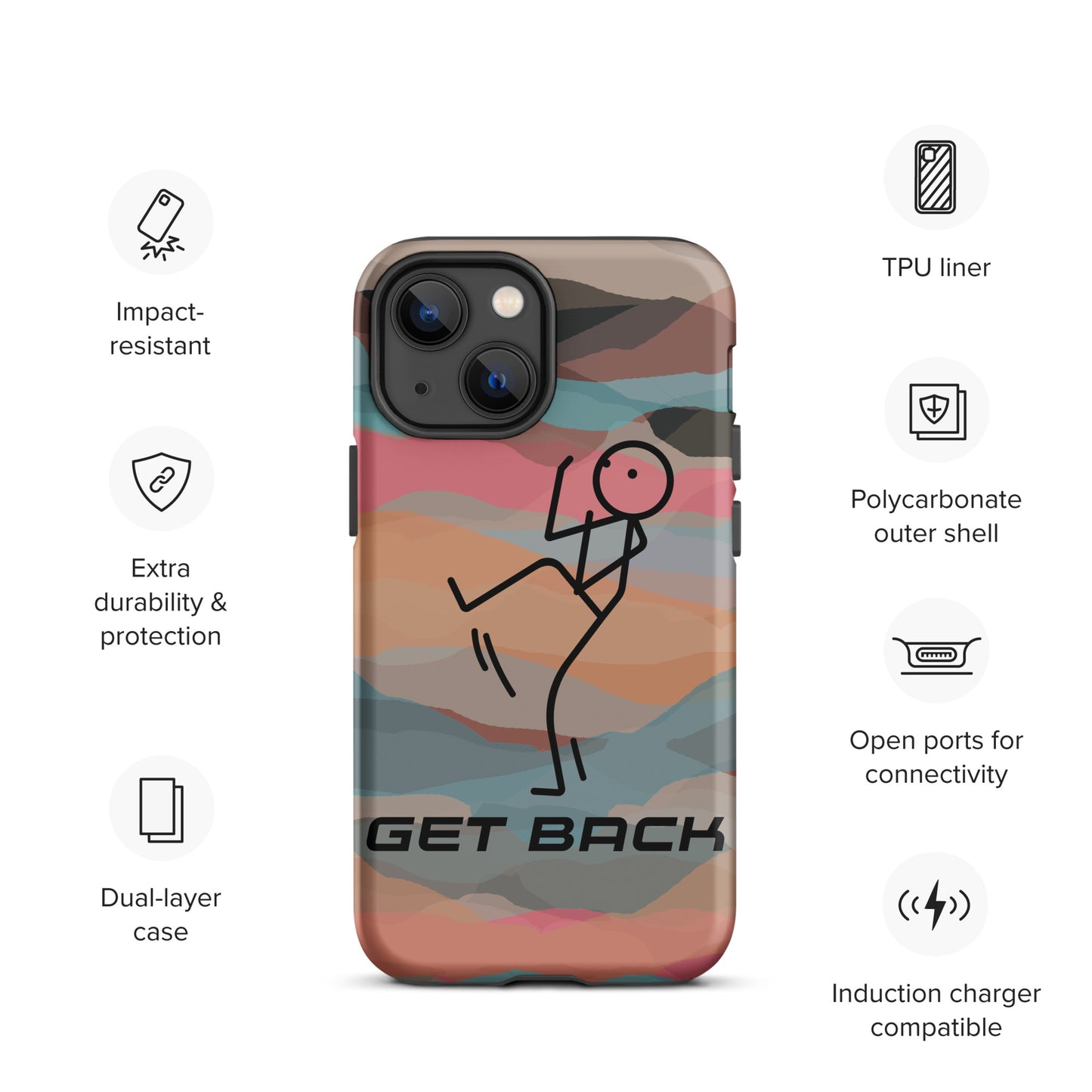 Get Back Camo Tough Case for iPhone®