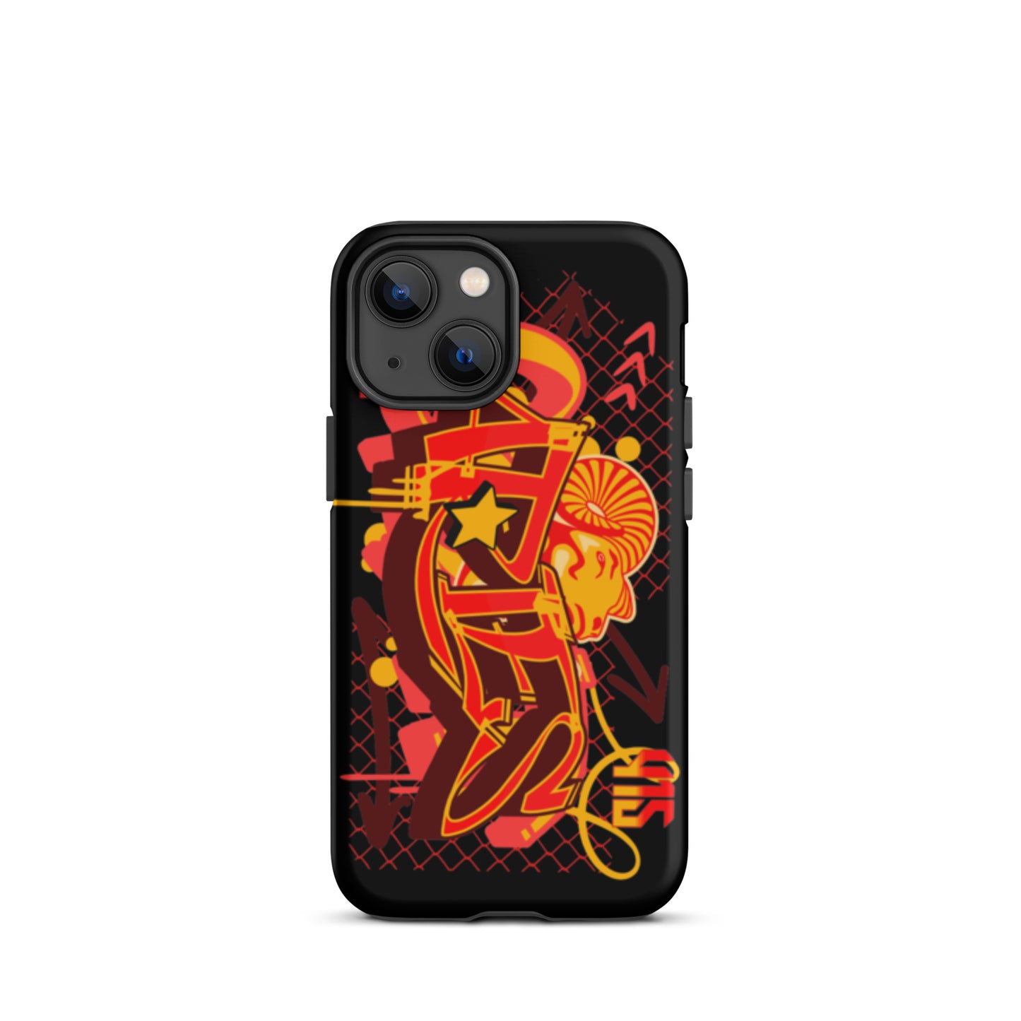 Aries Tough Case for iPhone® (Red-Yellow)