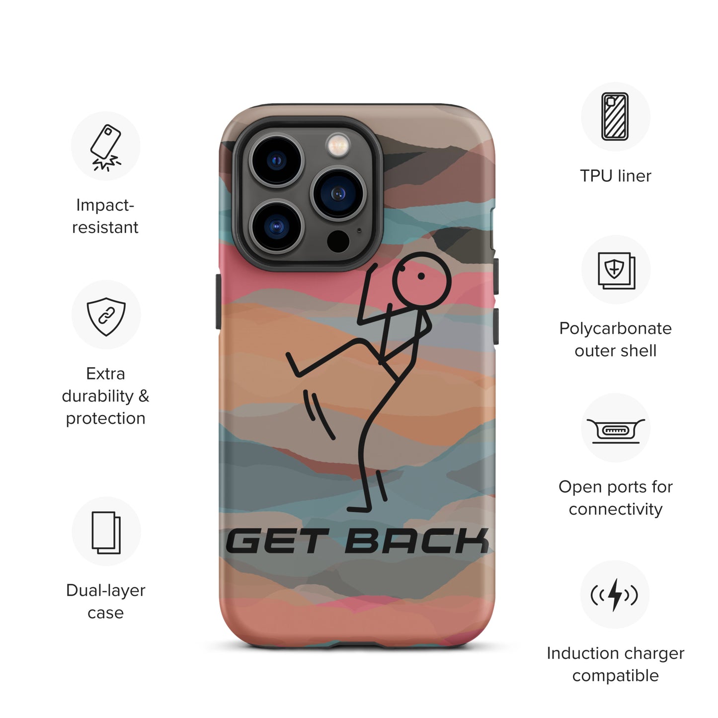 Get Back Camo Tough Case for iPhone®