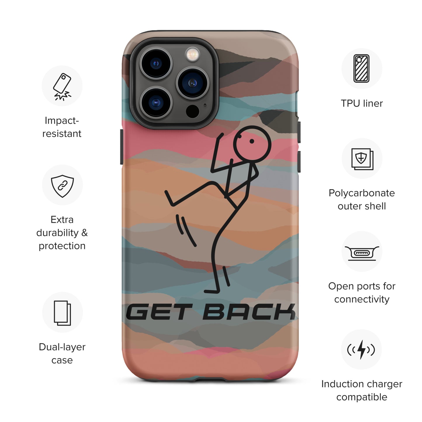 Get Back Camo Tough Case for iPhone®