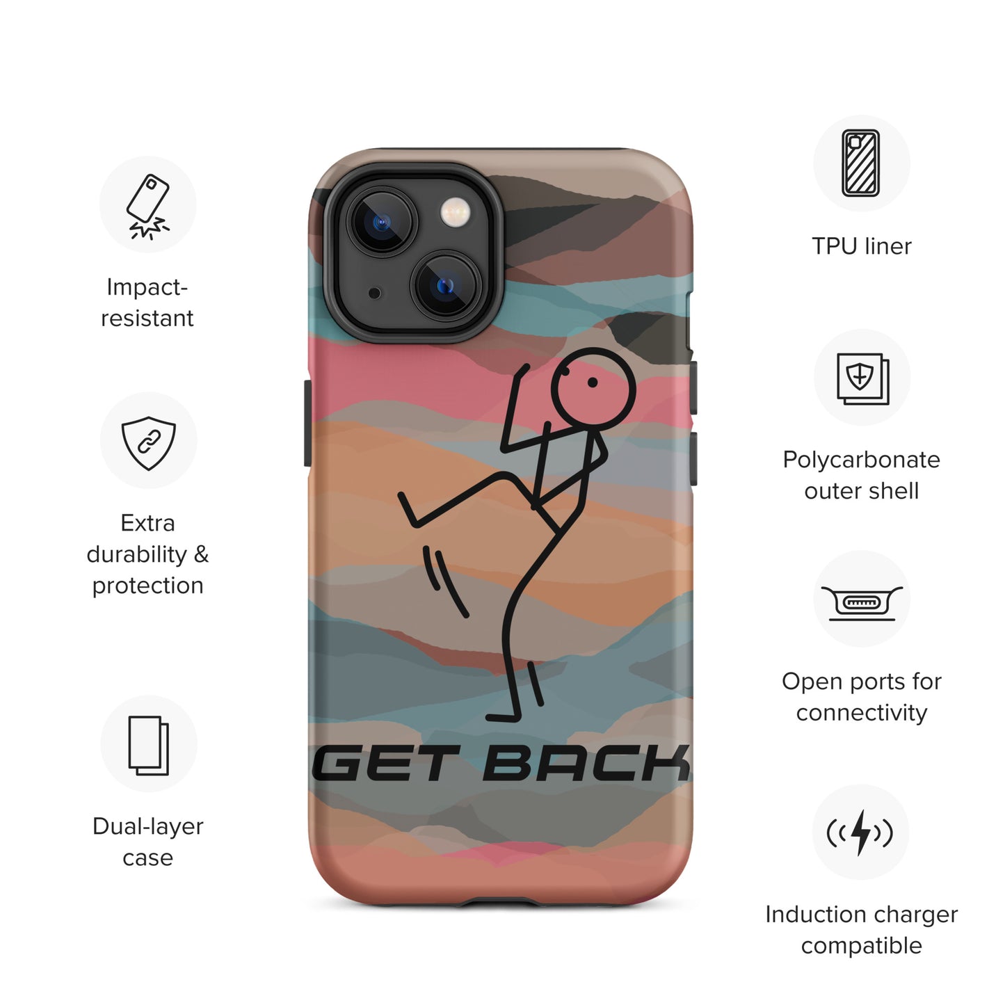 Get Back Camo Tough Case for iPhone®