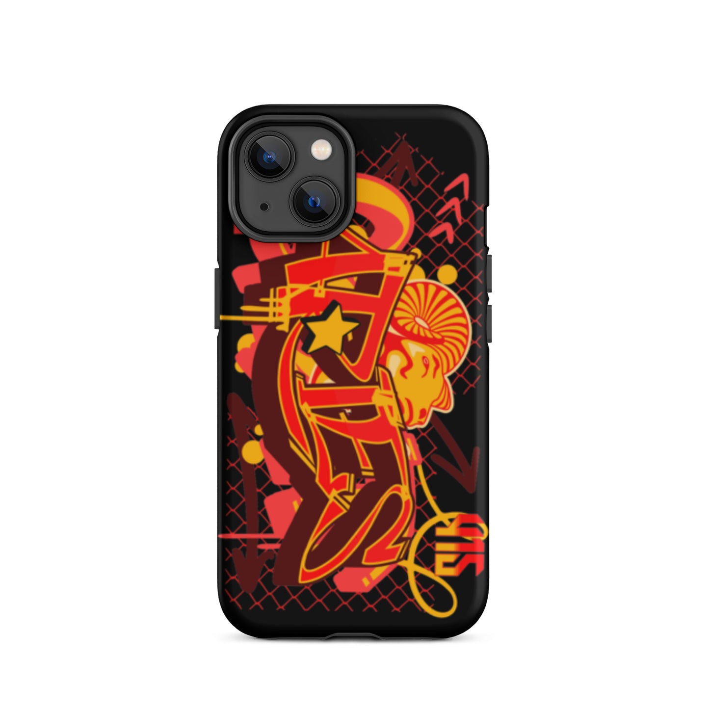 Aries Tough Case for iPhone® (Red-Yellow)