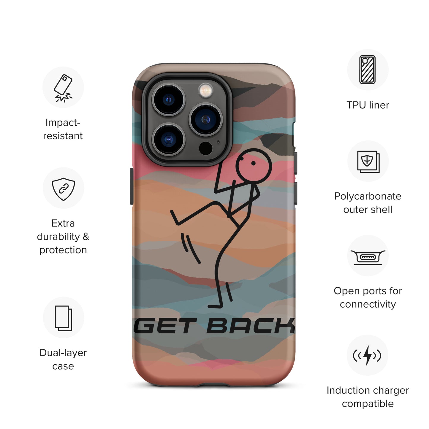 Get Back Camo Tough Case for iPhone®