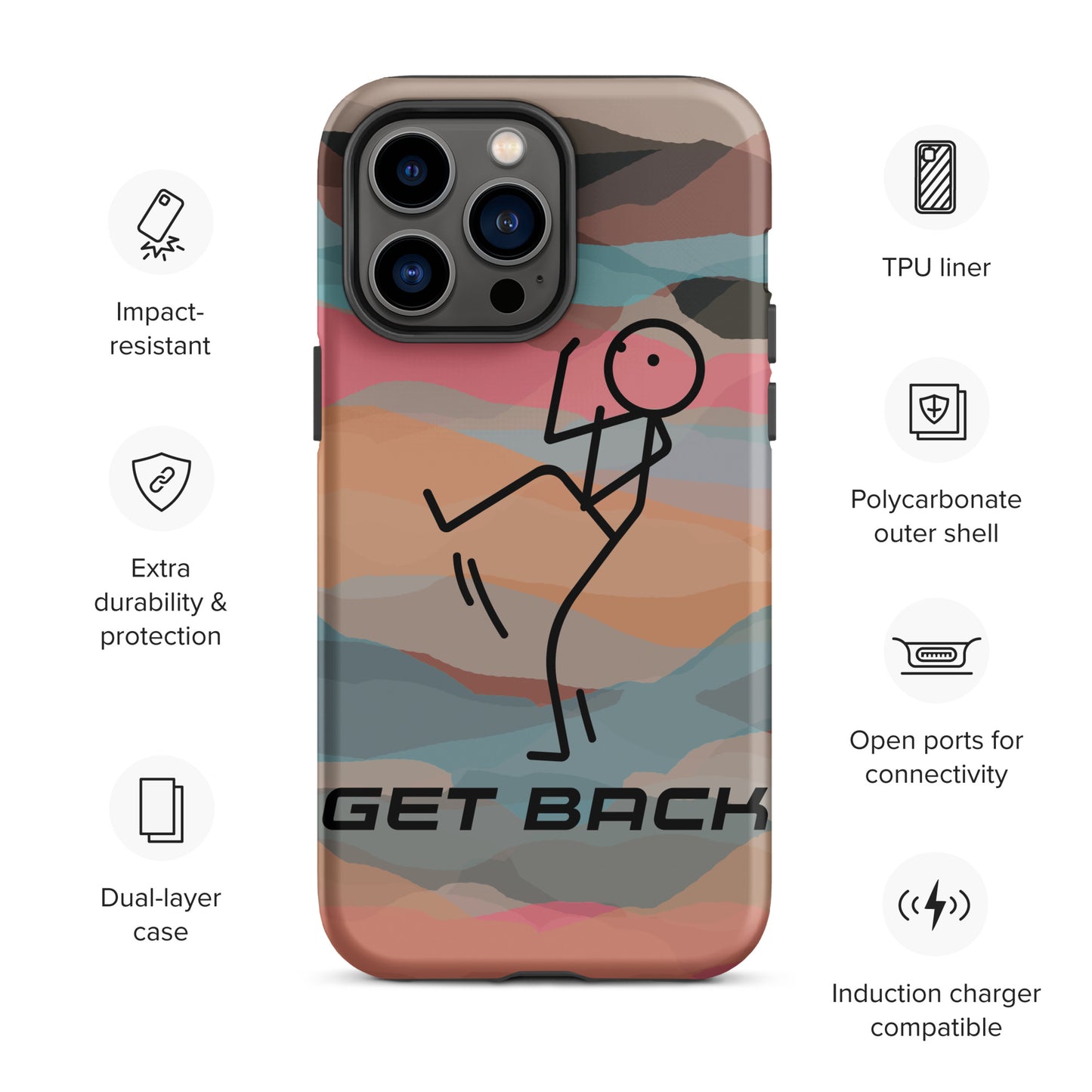 Get Back Camo Tough Case for iPhone®