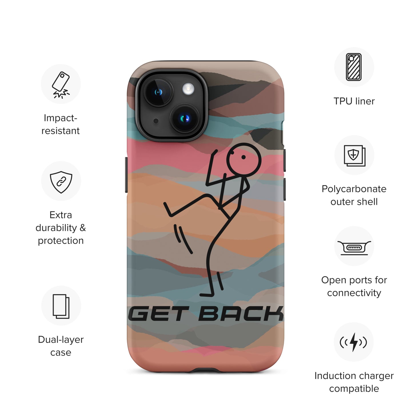 Get Back Camo Tough Case for iPhone®