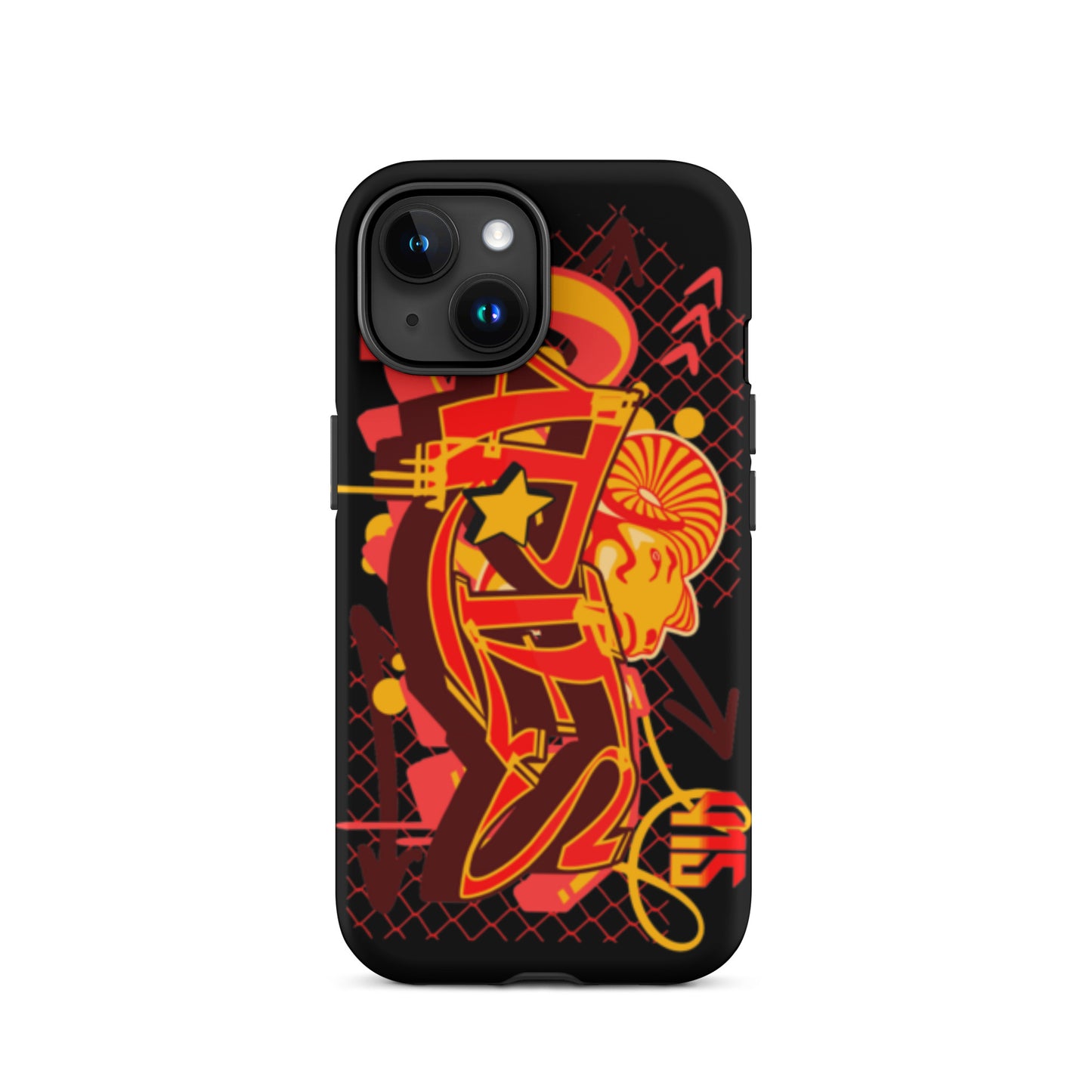 Aries Tough Case for iPhone® (Red-Yellow)