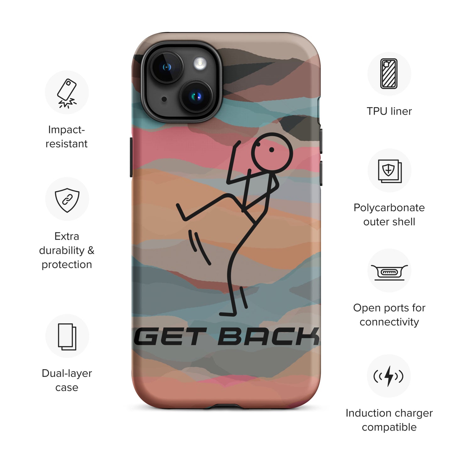 Get Back Camo Tough Case for iPhone®