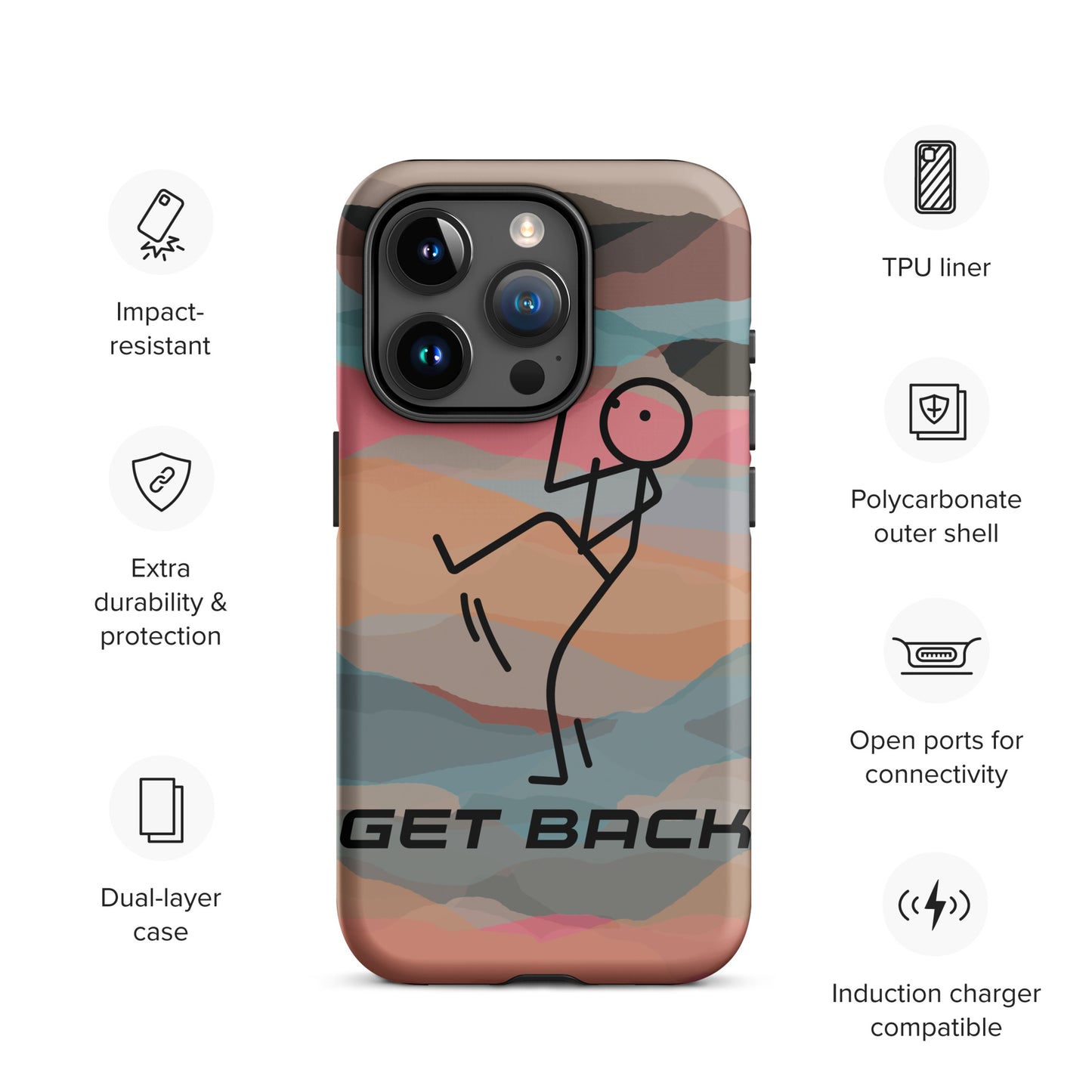 Get Back Camo Tough Case for iPhone®