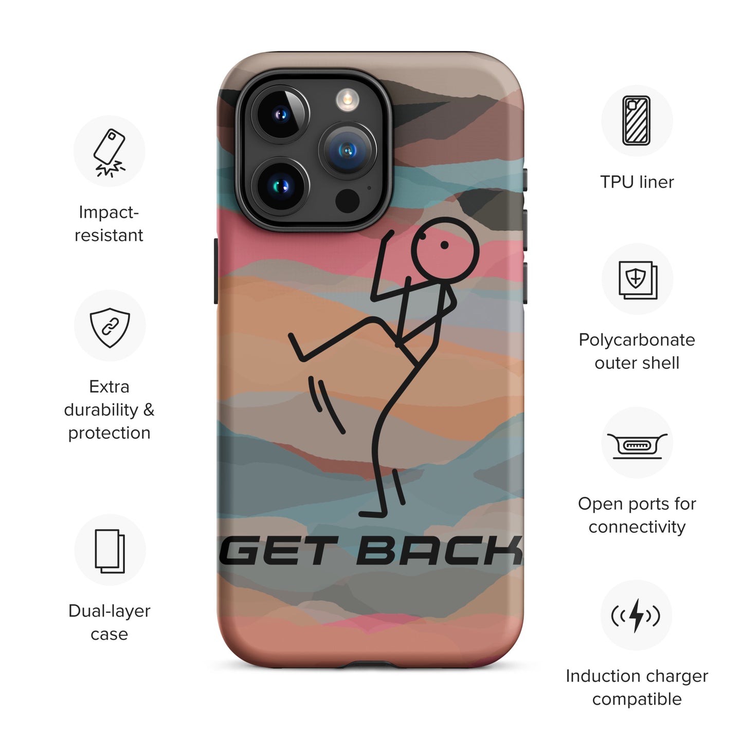 Get Back Camo Tough Case for iPhone®