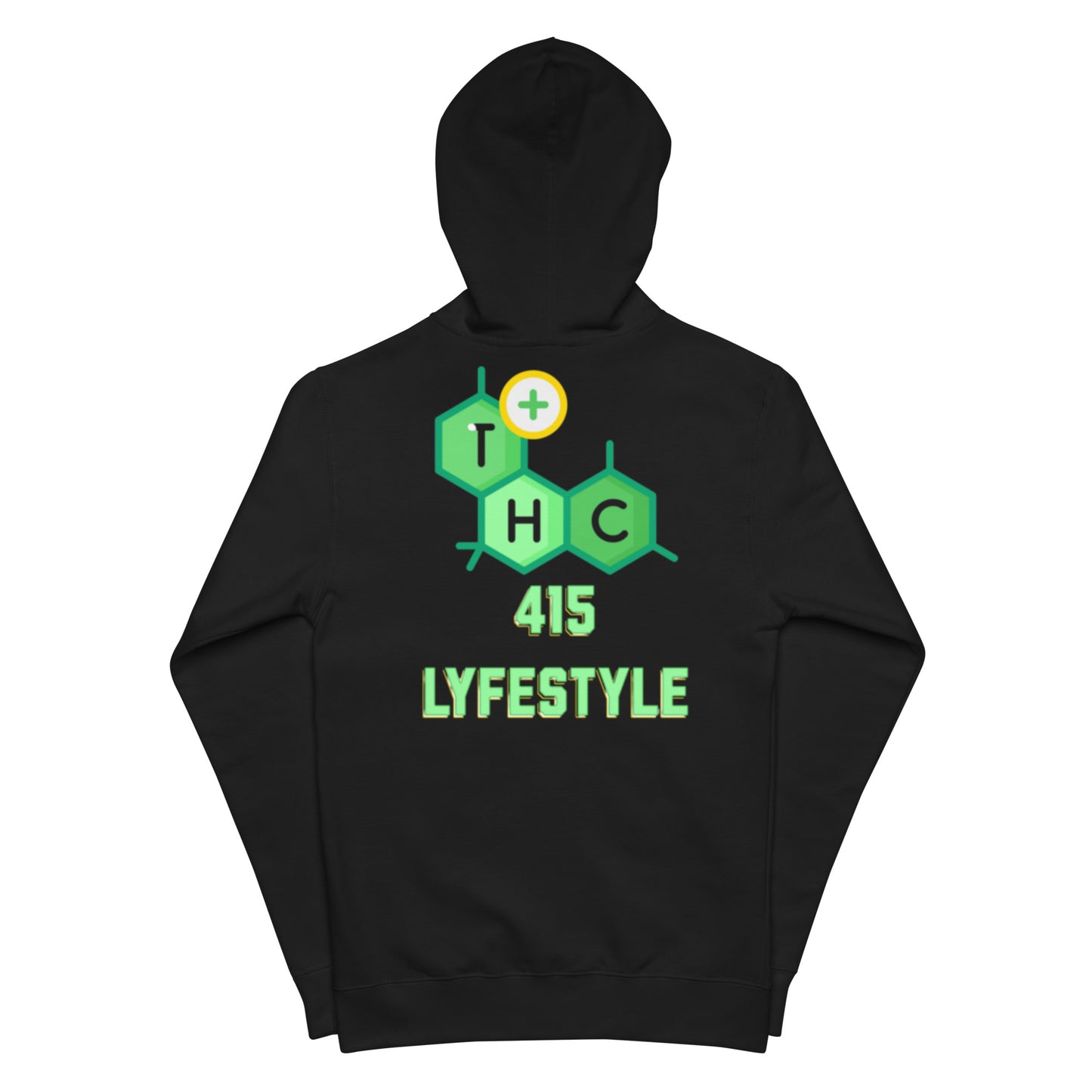 THC Unisex fleece zip up hoodie