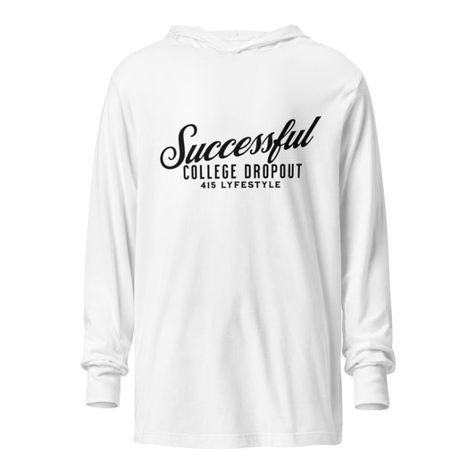 College Dropout Hooded long-sleeve tee