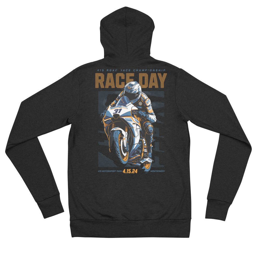 415 Race Day Unisex zip hoodie