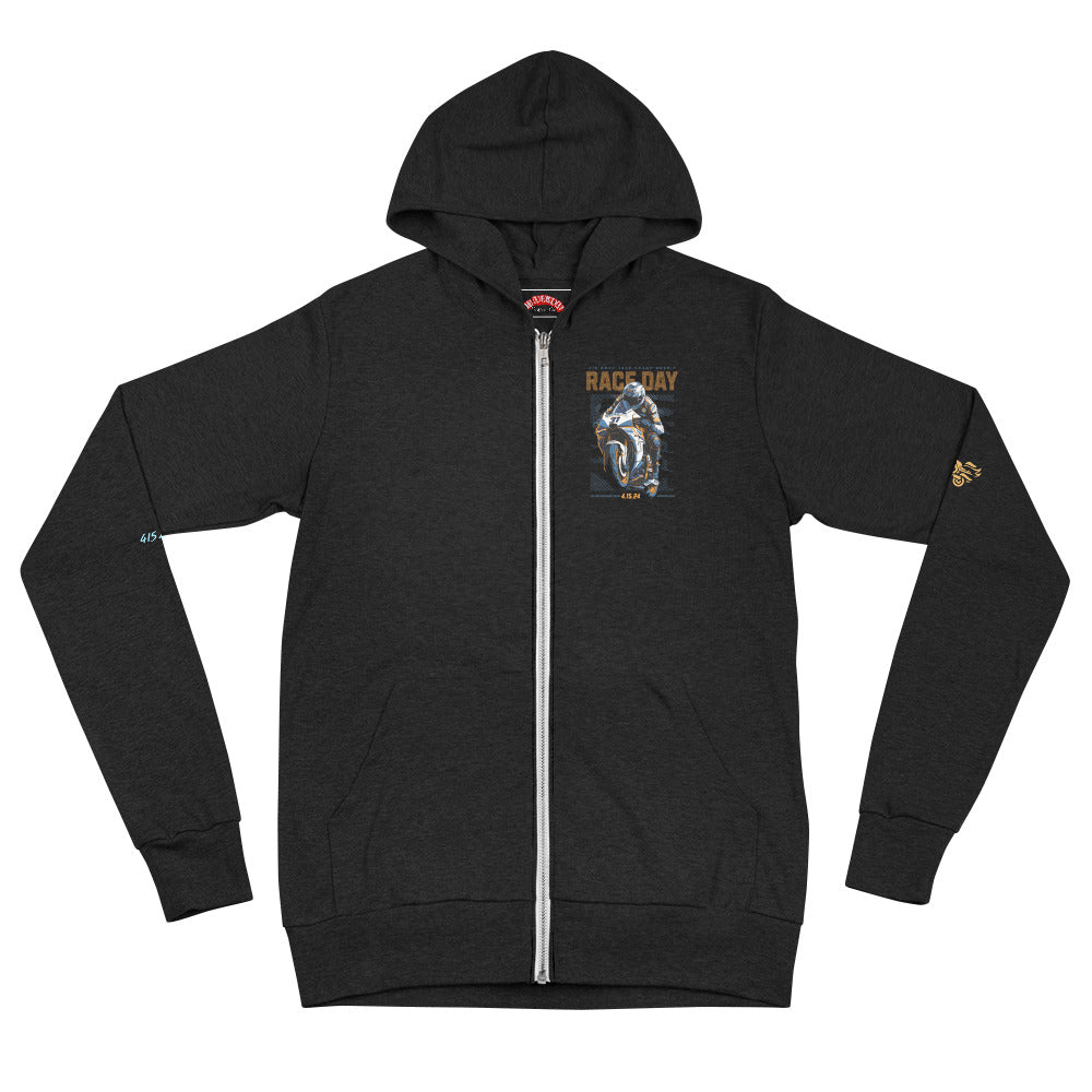 415 Race Day Unisex zip hoodie