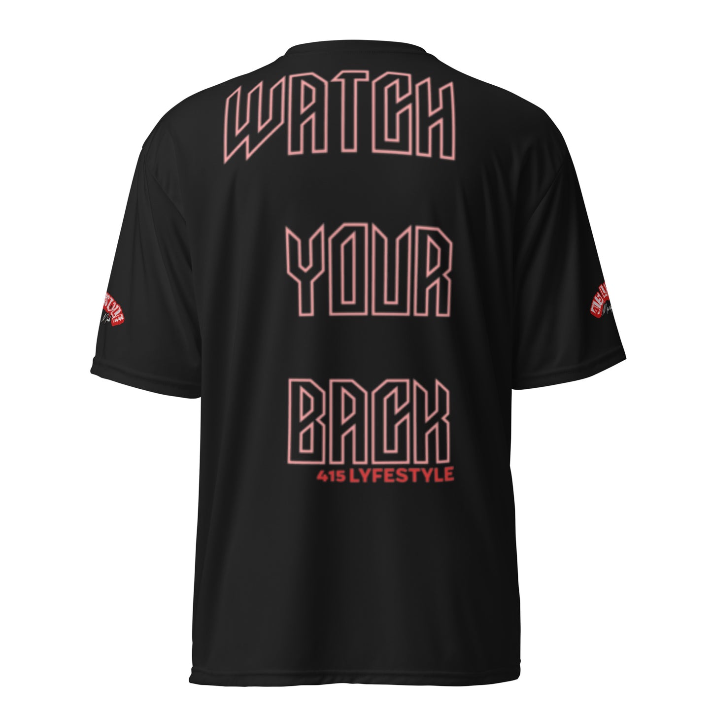 Watch Your Back Unisex performance crew neck t-shirt