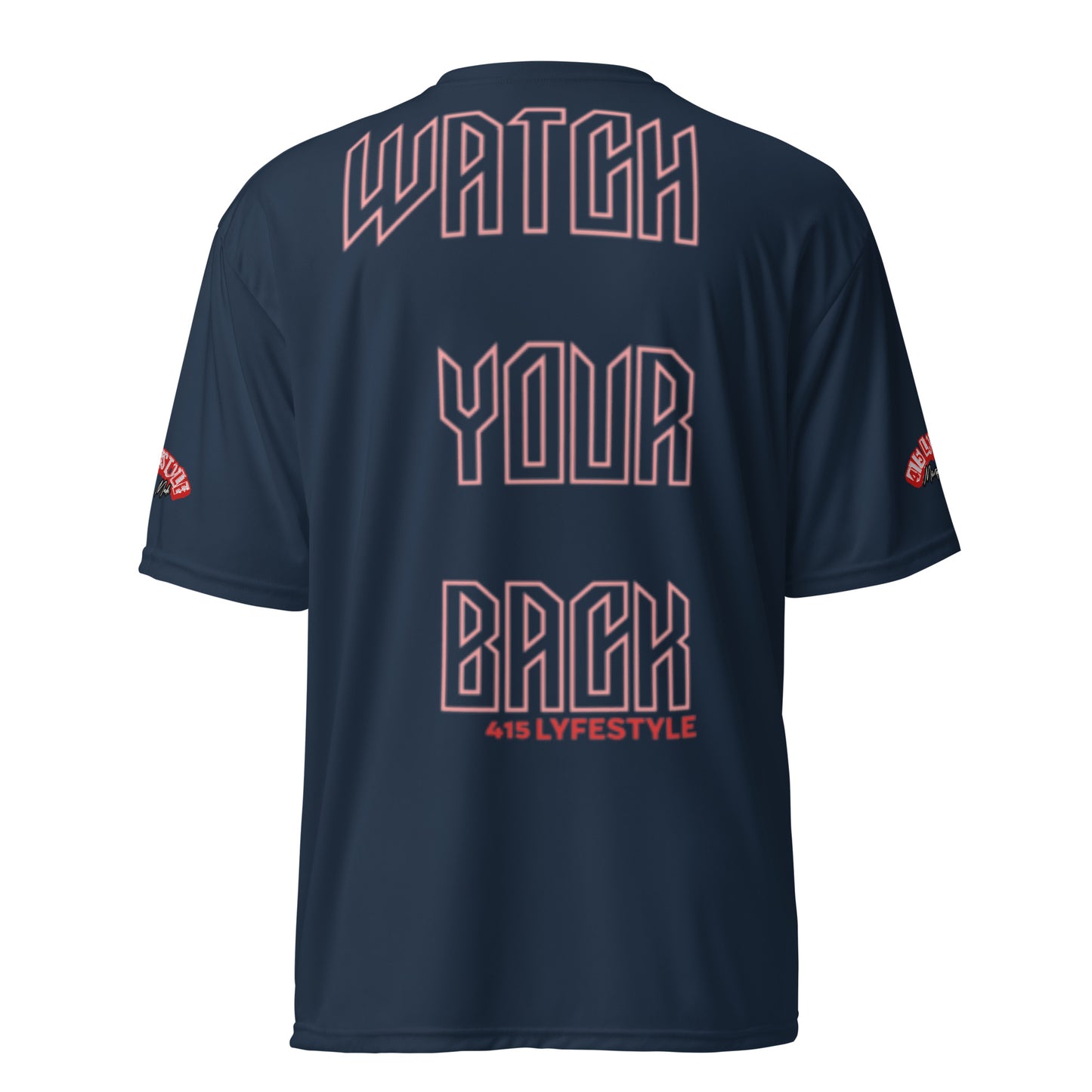 Watch Your Back Unisex performance crew neck t-shirt