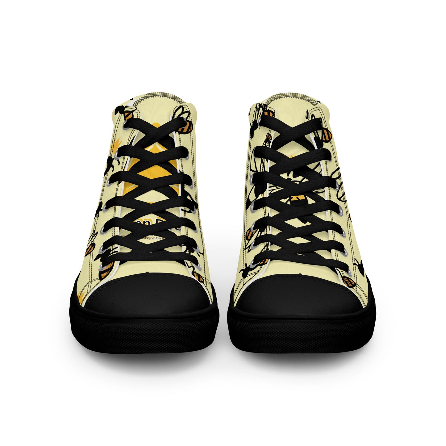 Queen Bee Women’s high top canvas shoes