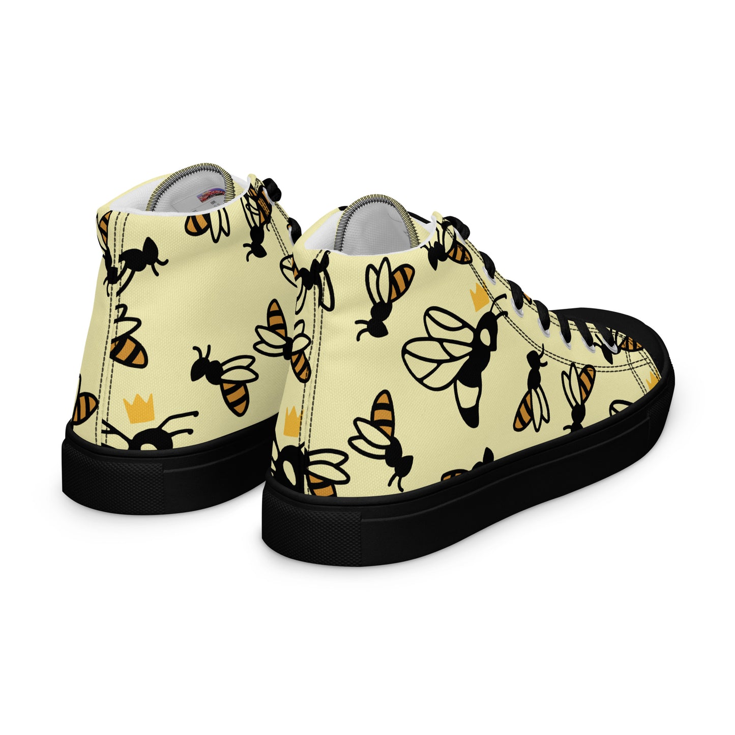 Queen Bee Women’s high top canvas shoes