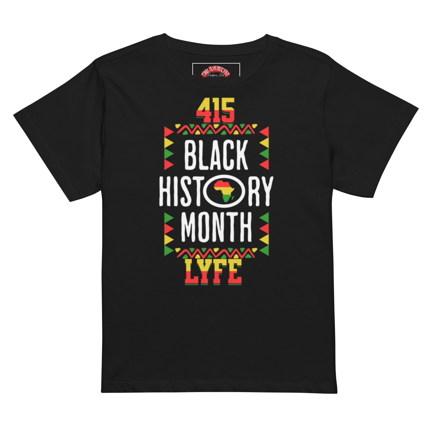 Black History Month Women’s high-waisted t-shirt